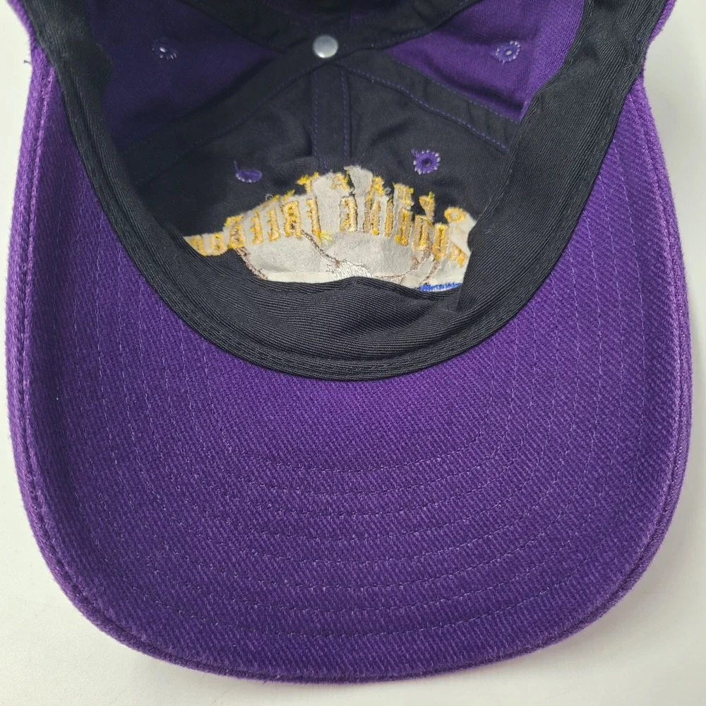 Vintage Operation Enduring Freedom Hat Strapback Purple USA Military OEF War Men
